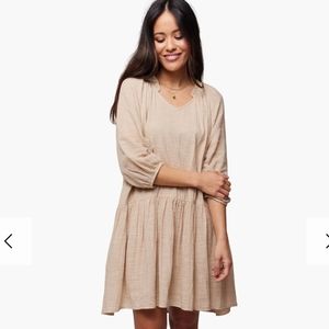 Able Hannah Raglan Flounce mini dress